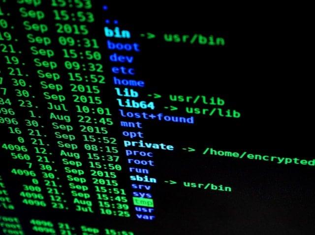 A picture of a computer terminal window